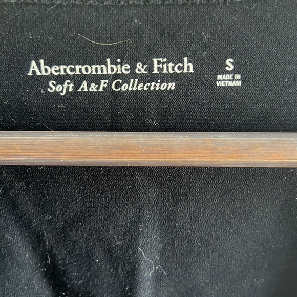 Black long sleeve abercrombie bodysuit size small - Picture 2 of 2